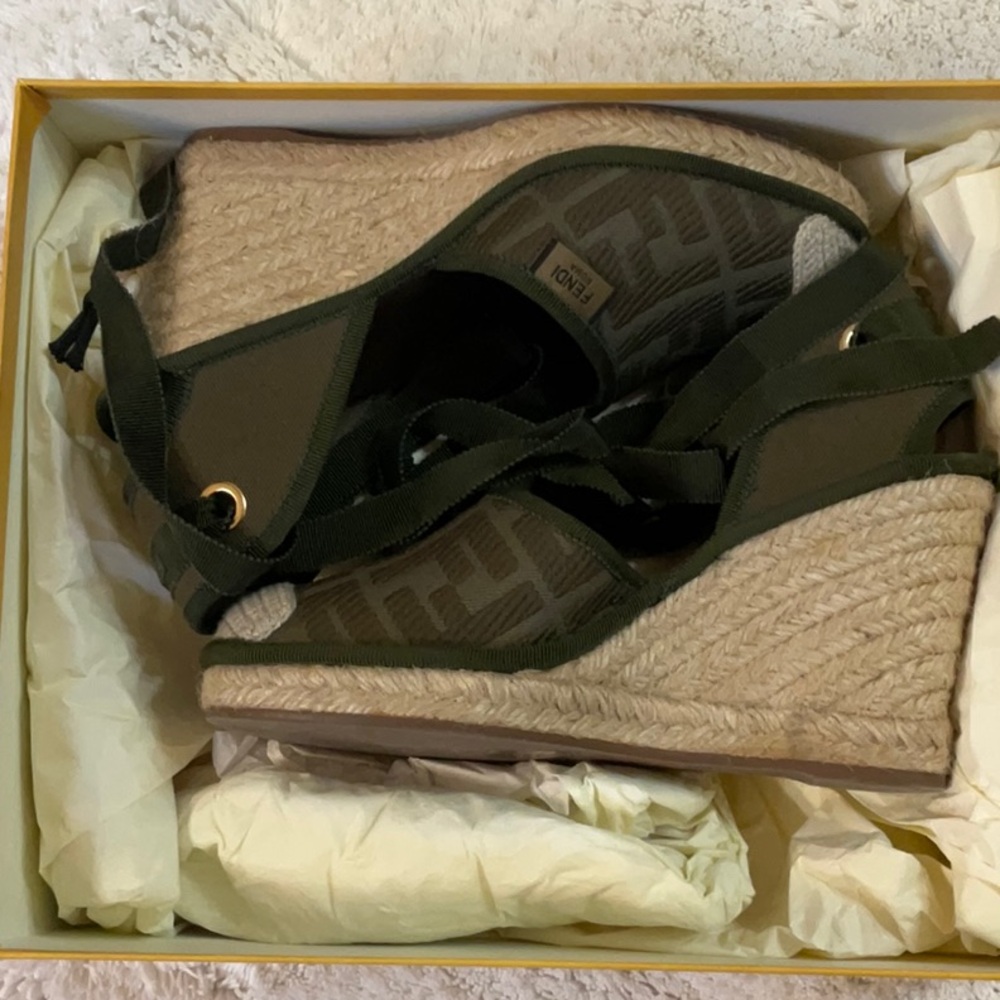Fendi Amazonia Wedges Shoes
